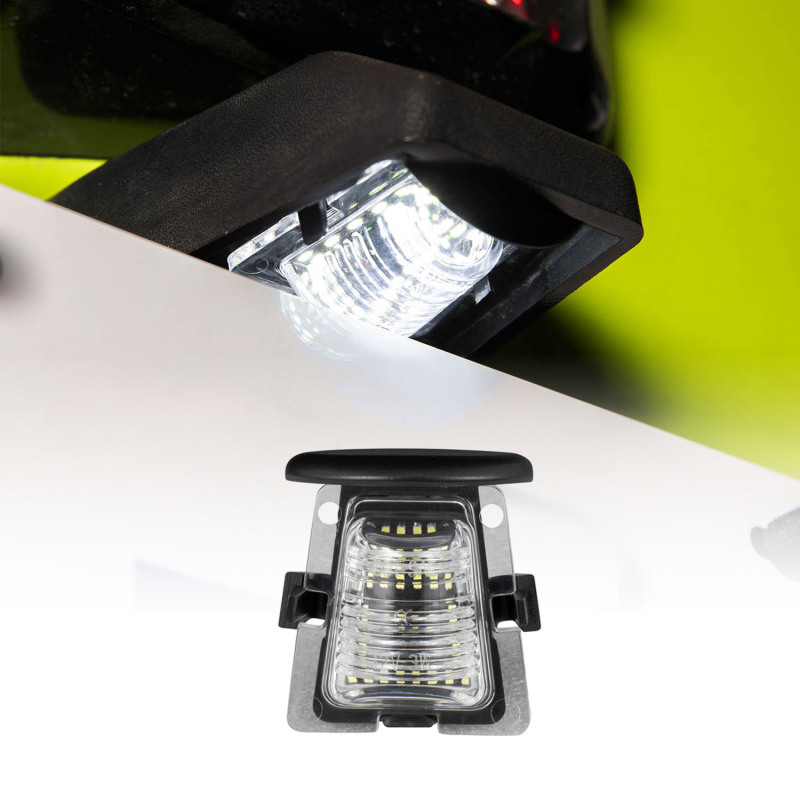 Jeep Wrangler JK License Plate Light (1) - FORM Lighting - LED - 2007
